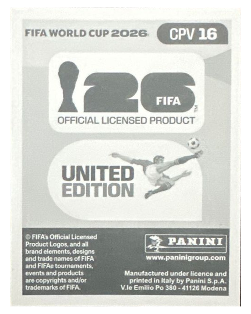 Panini FIFA WM 2026 United - CPV 16 - Jovane Cabral