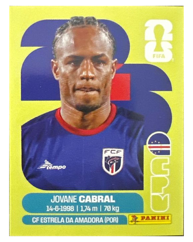 Panini FIFA WM 2026 United - CPV 16 - Jovane Cabral