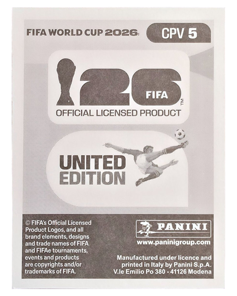 Panini FIFA WM 2026 United - CPV 5 - Diney