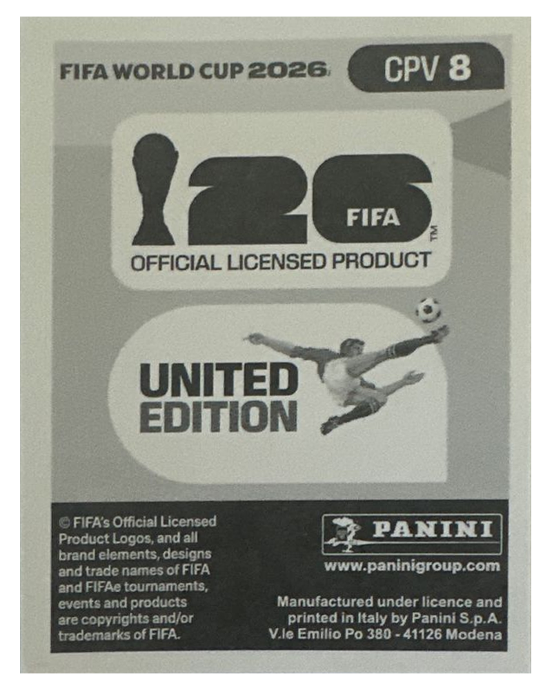 Panini FIFA WM 2026 United - CPV 8 - Joao Paulo