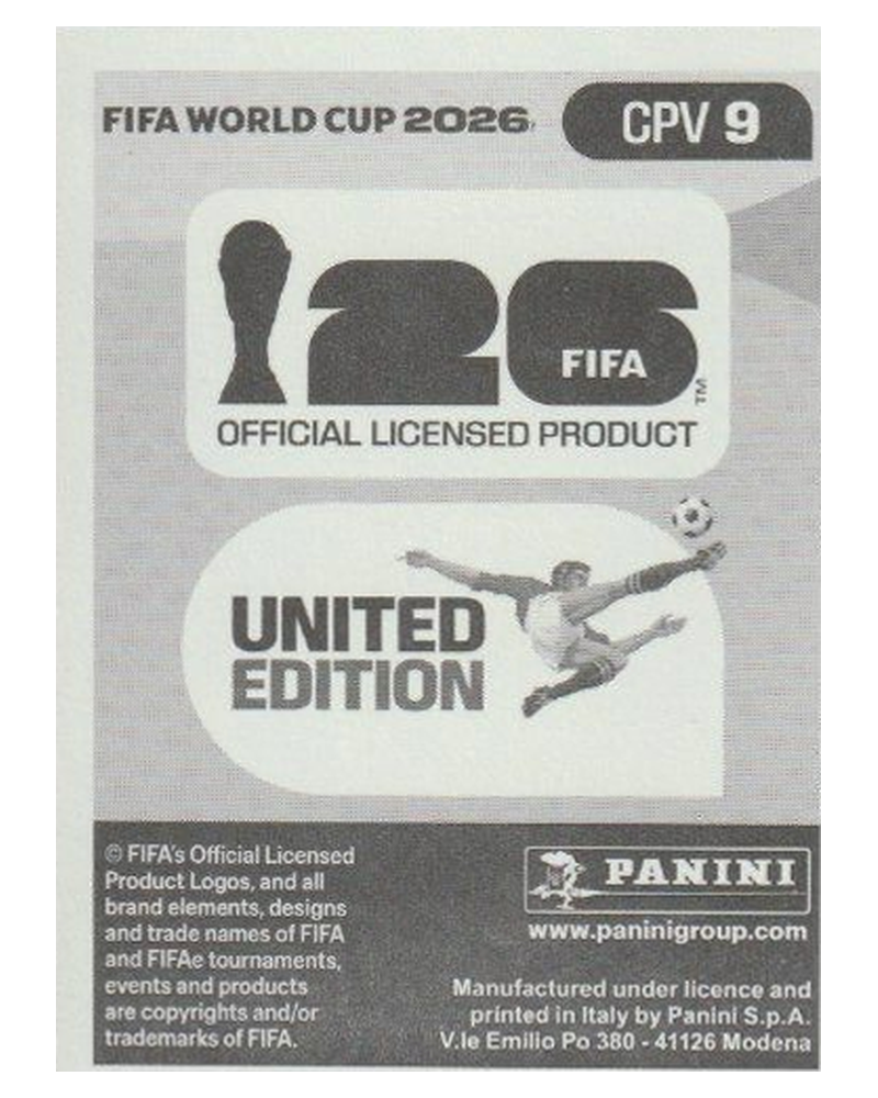 Panini FIFA WM 2026 United - CPV 9 - Yannick Semedo