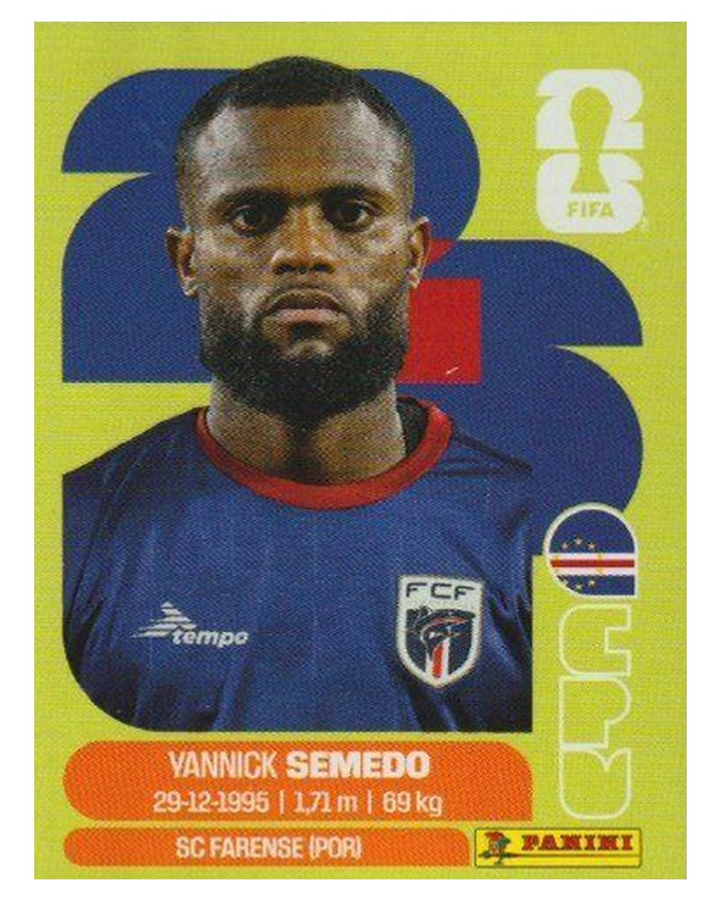 Panini FIFA WM 2026 United - CPV 9 - Yannick Semedo