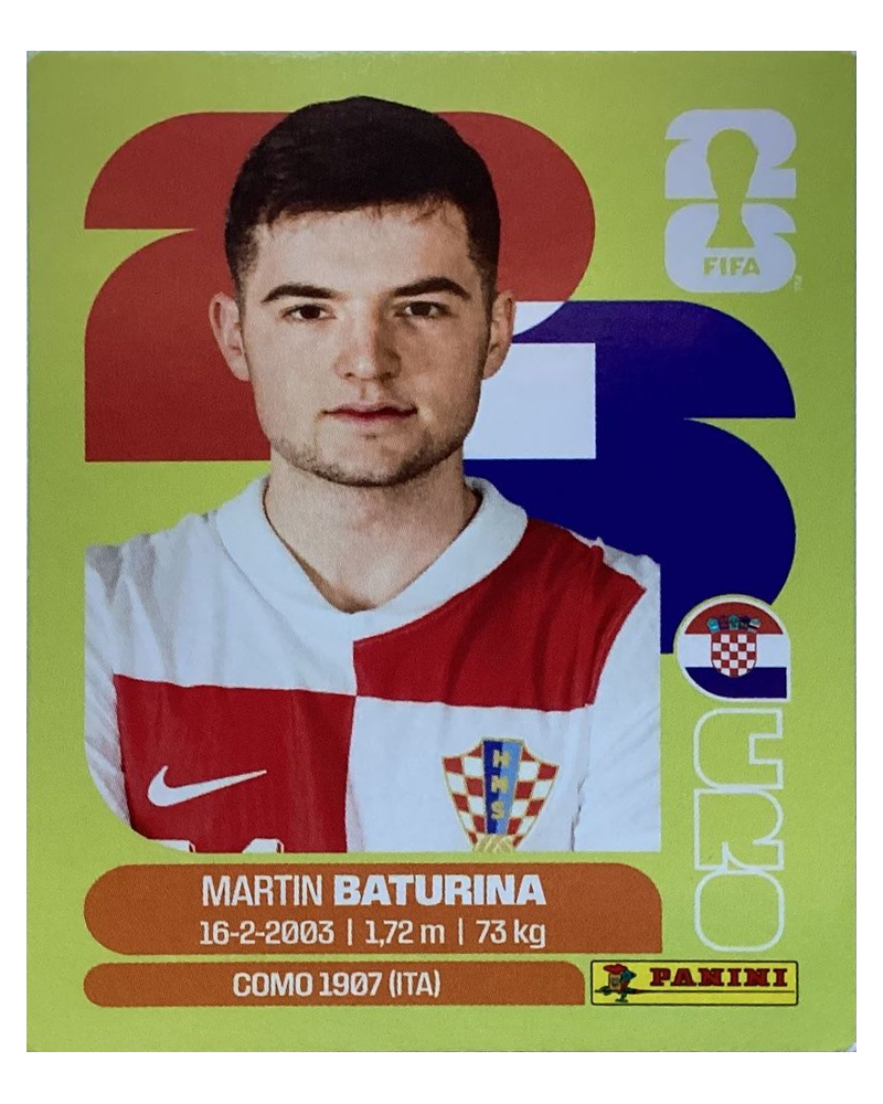 Panini FIFA WM 2026 United - CRO 11 - Martin Baturina