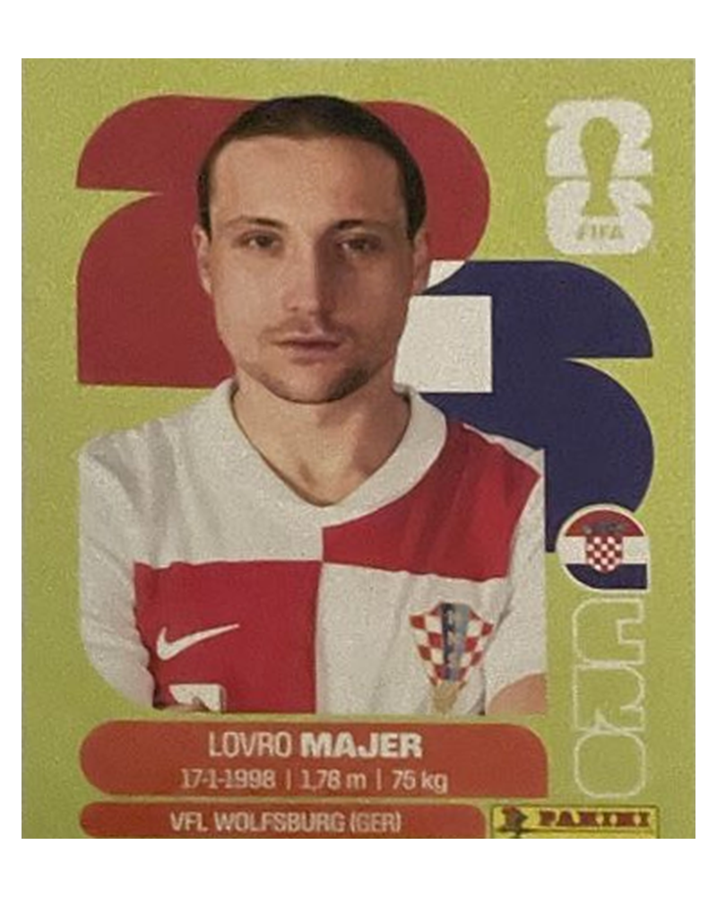 Panini FIFA WM 2026 United - CRO 12 - Lovro Majer