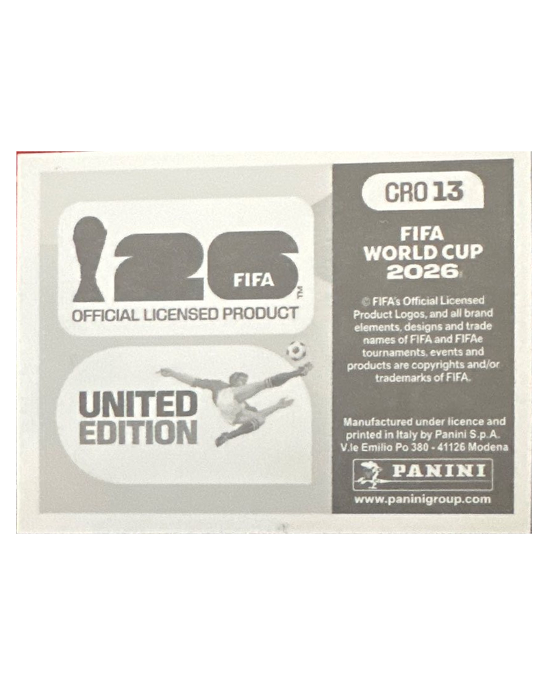 Panini FIFA WM 2026 United - CRO 13 - Team Photo