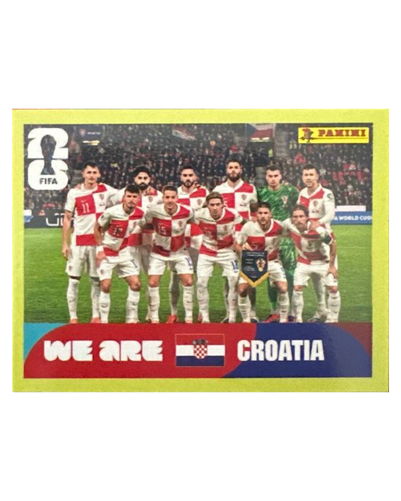 Panini FIFA WM 2026 United - CRO 13 - Team Photo