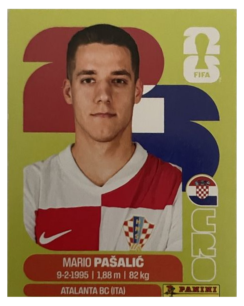 Panini FIFA WM 2026 United - CRO 14 - Mario Pasalic