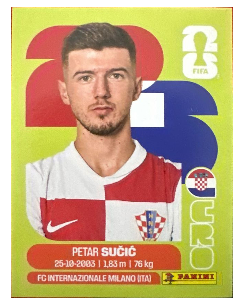 Panini FIFA WM 2026 United - CRO 15 - Petar Sucic