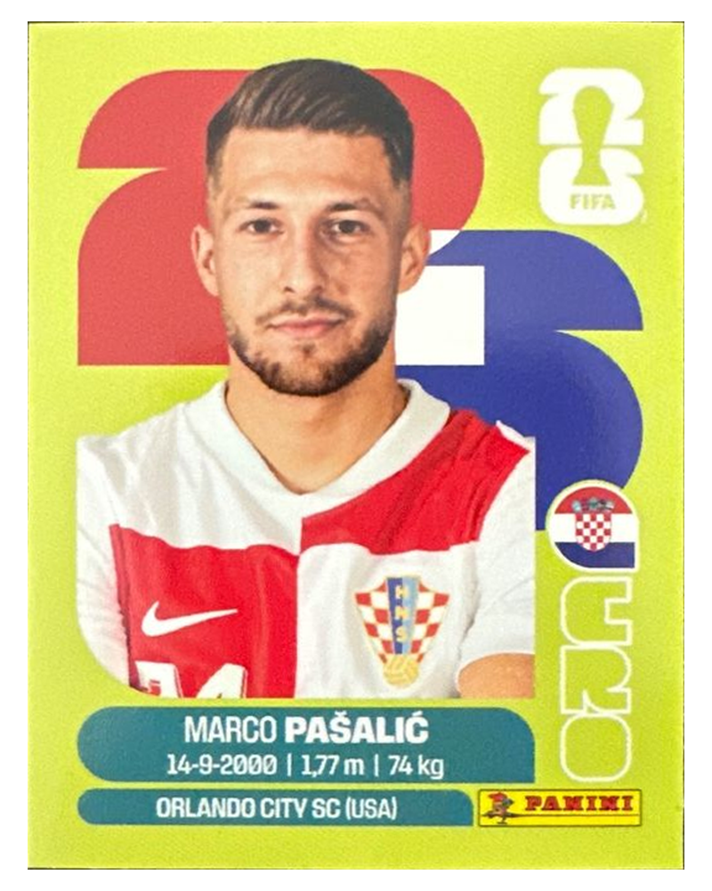 Panini FIFA WM 2026 United - CRO 17 - Marco Pasalic
