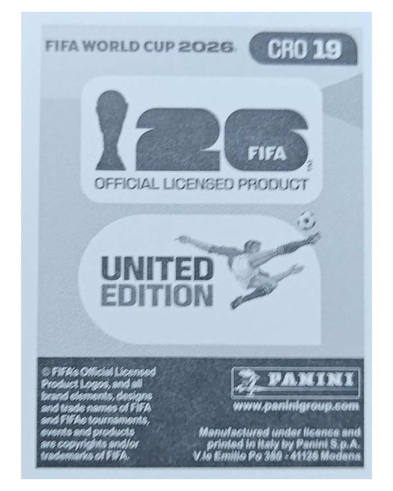 Panini FIFA WM 2026 United - CRO 19 - Andrej Kramarić