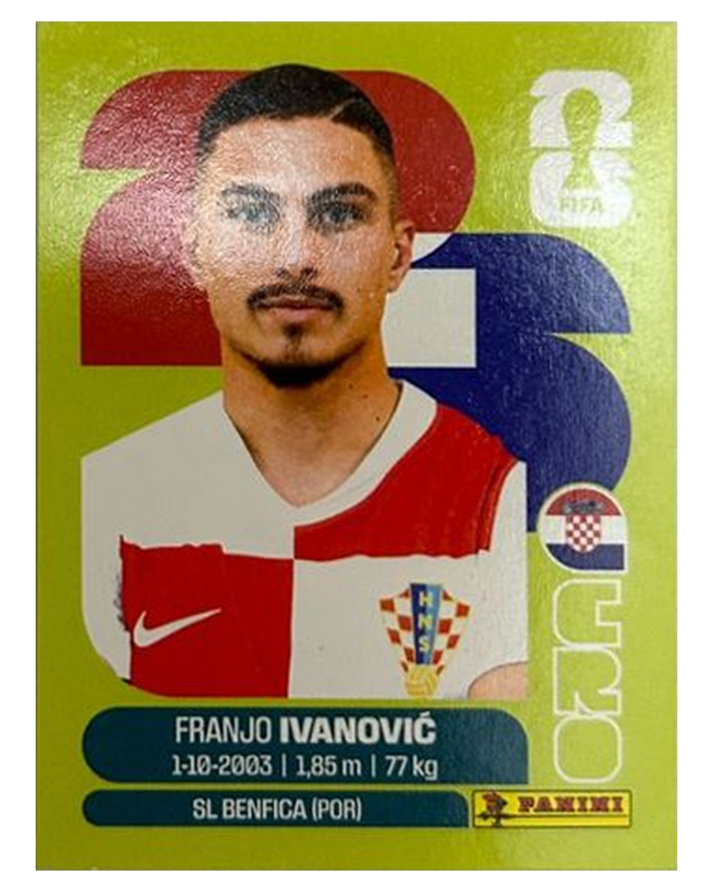 Panini FIFA WM 2026 United - CRO 20 - Franjo Ivanovic