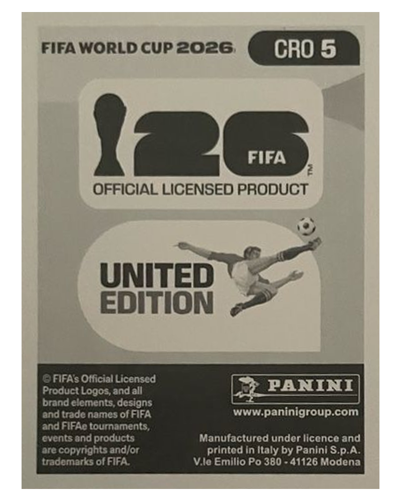 Panini FIFA WM 2026 United - CRO 5 - Josip Stanišić