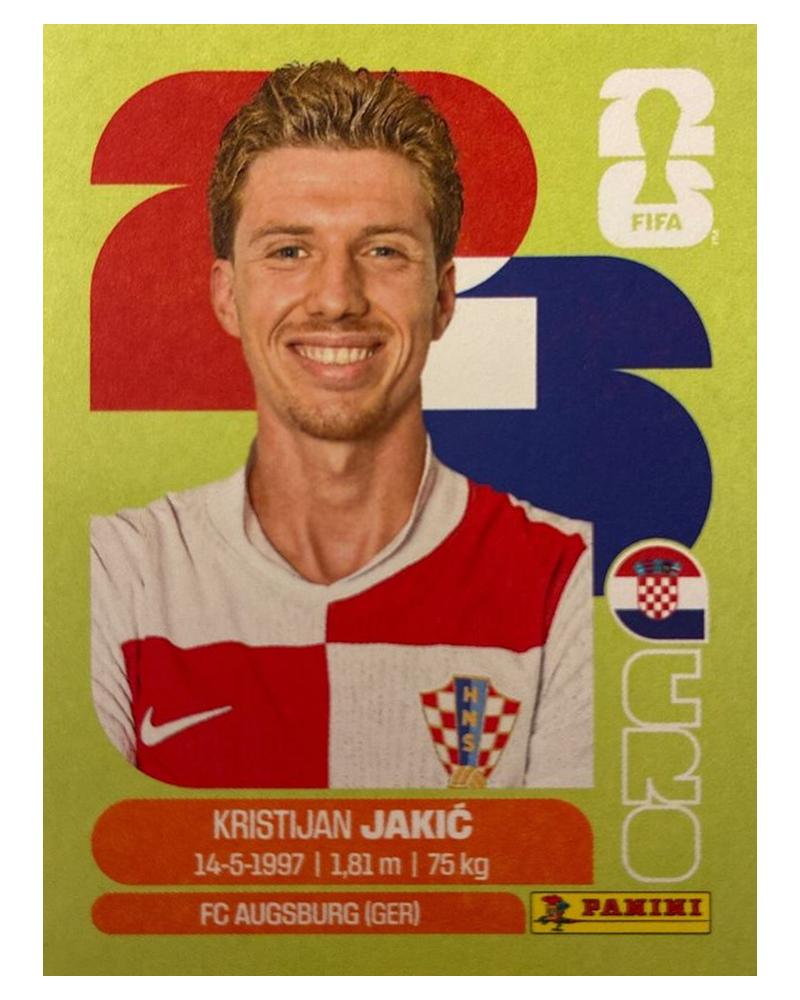 Panini FIFA WM 2026 United - CRO 8 - Kristijan Jakic