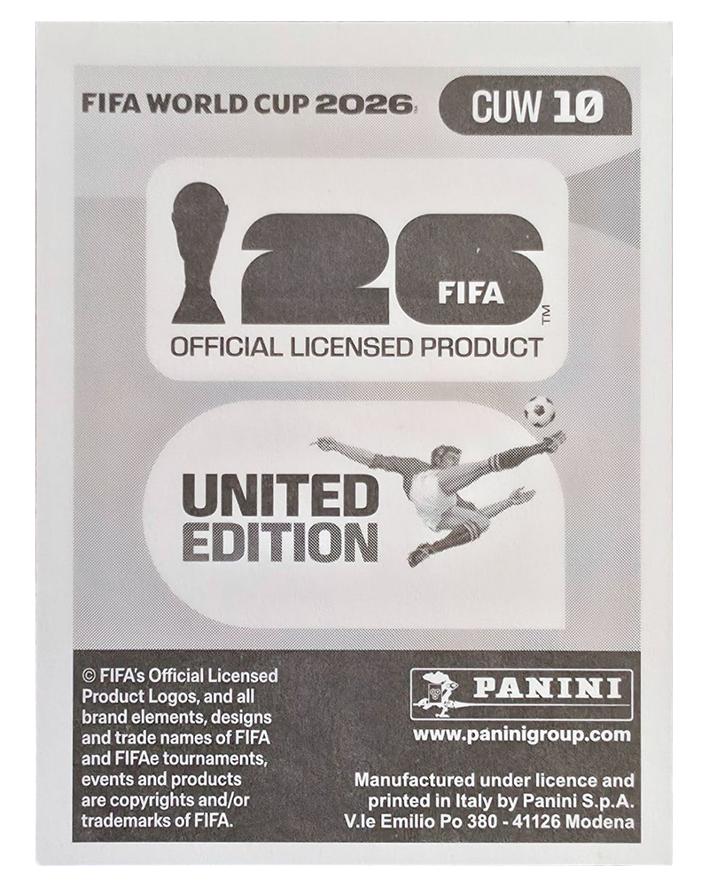 Panini FIFA WM 2026 United - CUW 10 - Godfried Roemeratoe