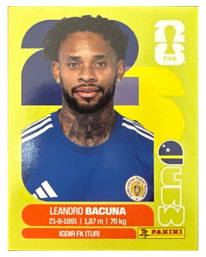 Panini FIFA WM 2026 United - CUW 12 - Leandro Bacuna