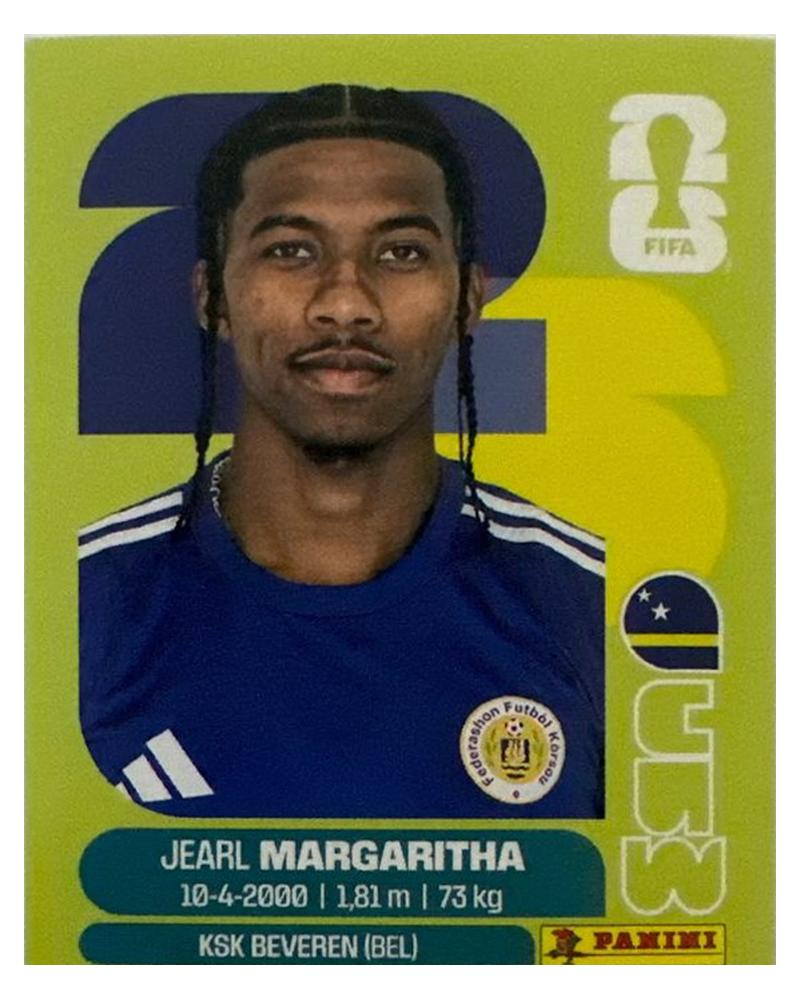 Panini FIFA WM 2026 United - CUW 16 - Jearl Margaritha