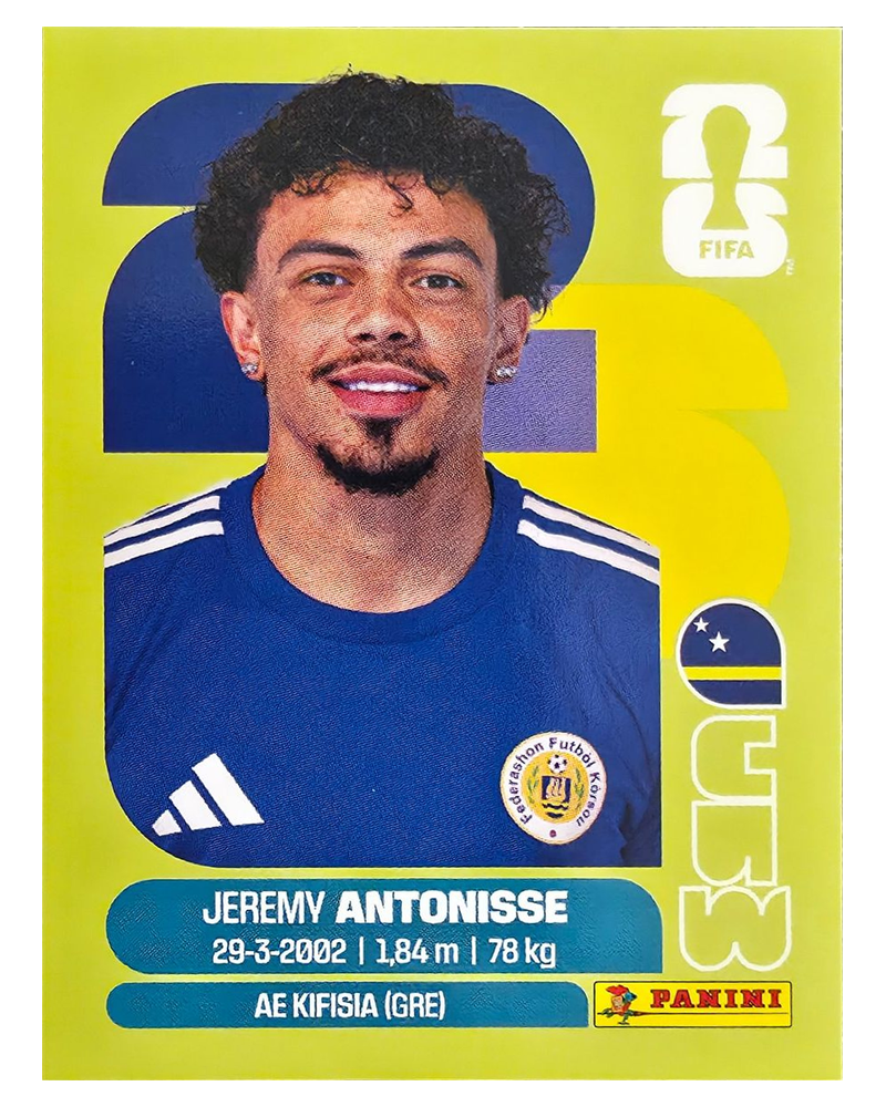 Panini FIFA WM 2026 United - CUW 18 - Jeremy Antonisse