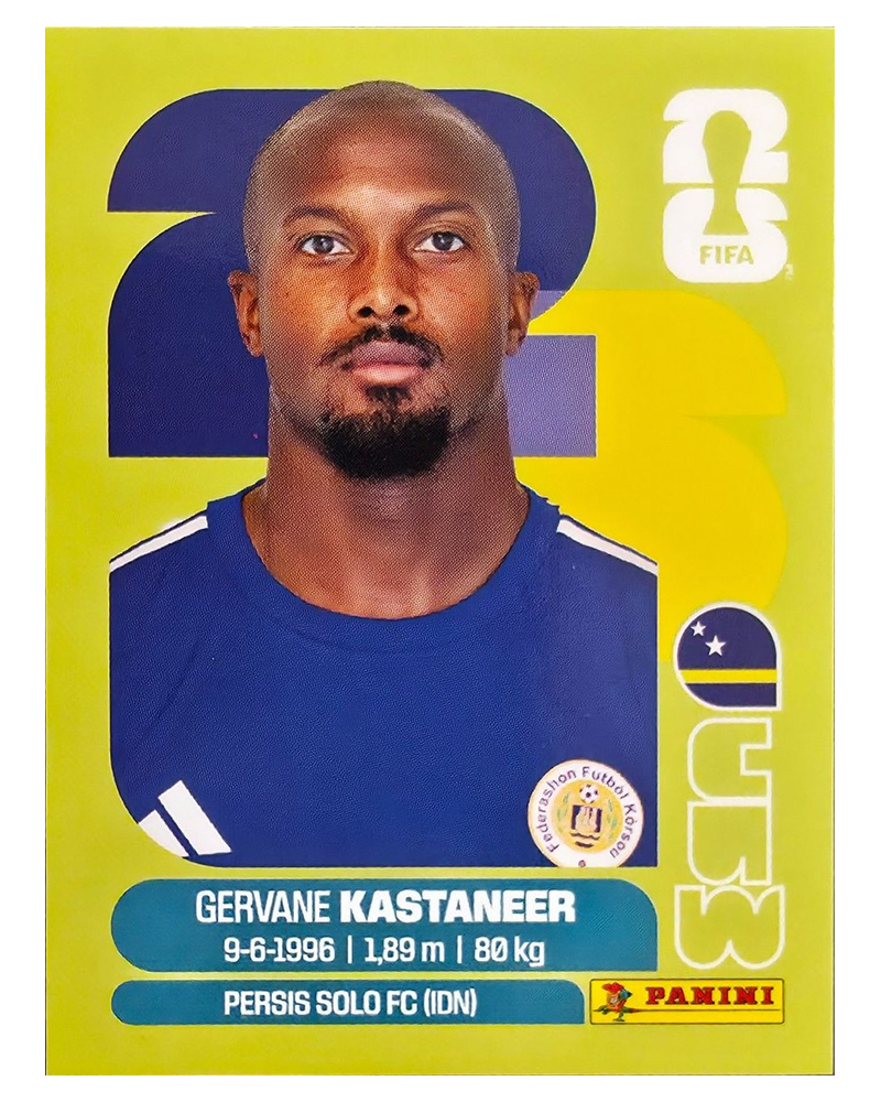 Panini FIFA WM 2026 United - CUW 19 - Gervane Kastaneer