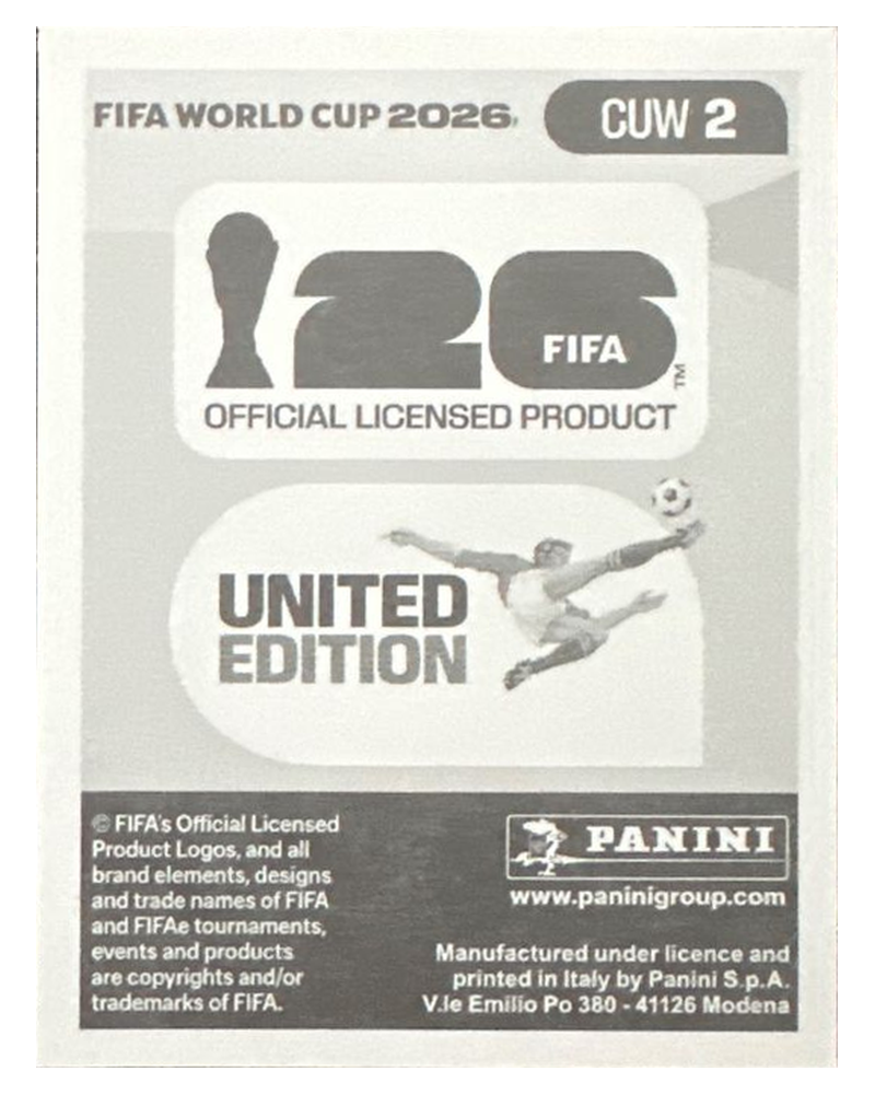 Panini FIFA WM 2026 United - CUW 2 - Eloy Room