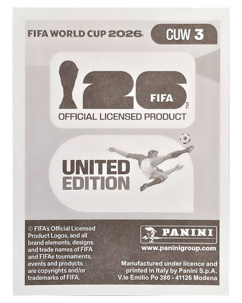 Panini FIFA WM 2026 United - CUW 3 - Armando Obispo