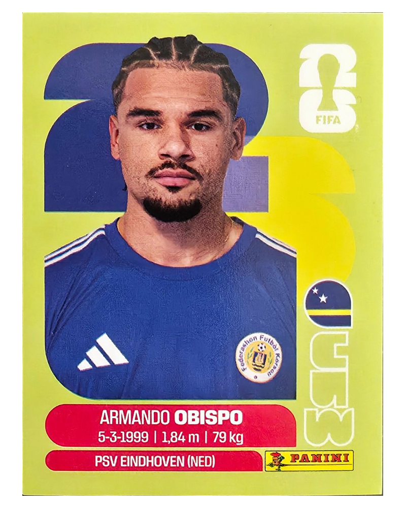 Panini FIFA WM 2026 United - CUW 3 - Armando Obispo