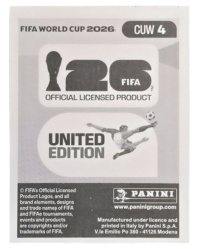 Panini FIFA WM 2026 United - CUW 4 - Sherel Floranus