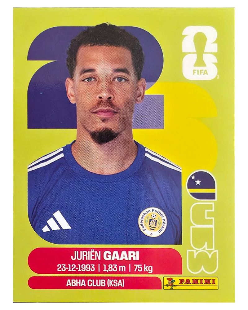 Panini FIFA WM 2026 United - CUW 5 - Jurien Gaari