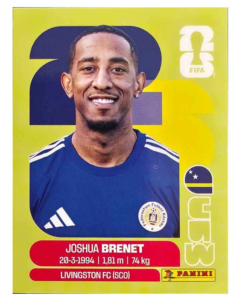 Panini FIFA WM 2026 United - CUW 6 - Joshua Brenet