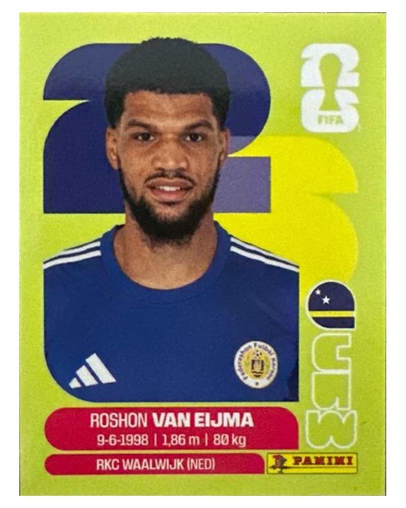 Panini FIFA WM 2026 United - CUW 7 - Roshon Van Eijma