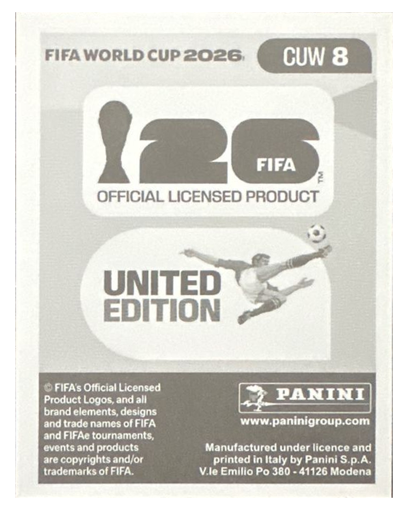 Panini FIFA WM 2026 United - CUW 8 - Shurandy Sambo