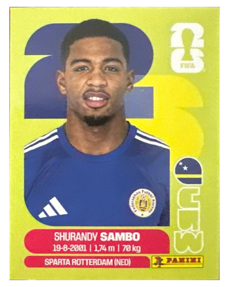 Panini FIFA WM 2026 United - CUW 8 - Shurandy Sambo