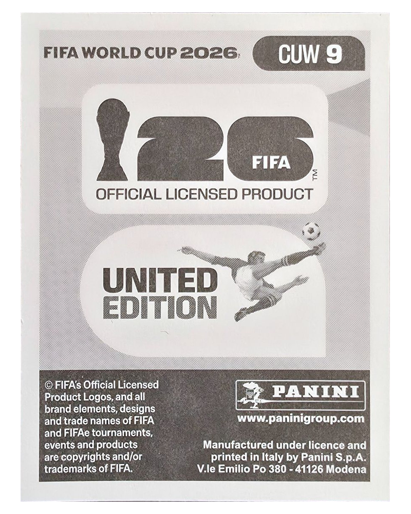 Panini FIFA WM 2026 United - CUW 9 - Livano Comenencia