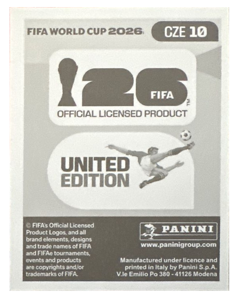 Panini FIFA WM 2026 United - CZE 10 - Lukas Provod