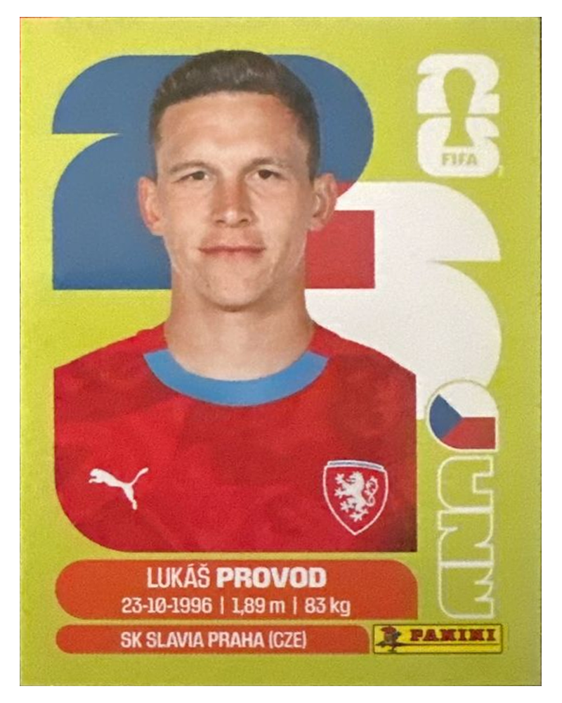 Panini FIFA WM 2026 United - CZE 10 - Lukas Provod