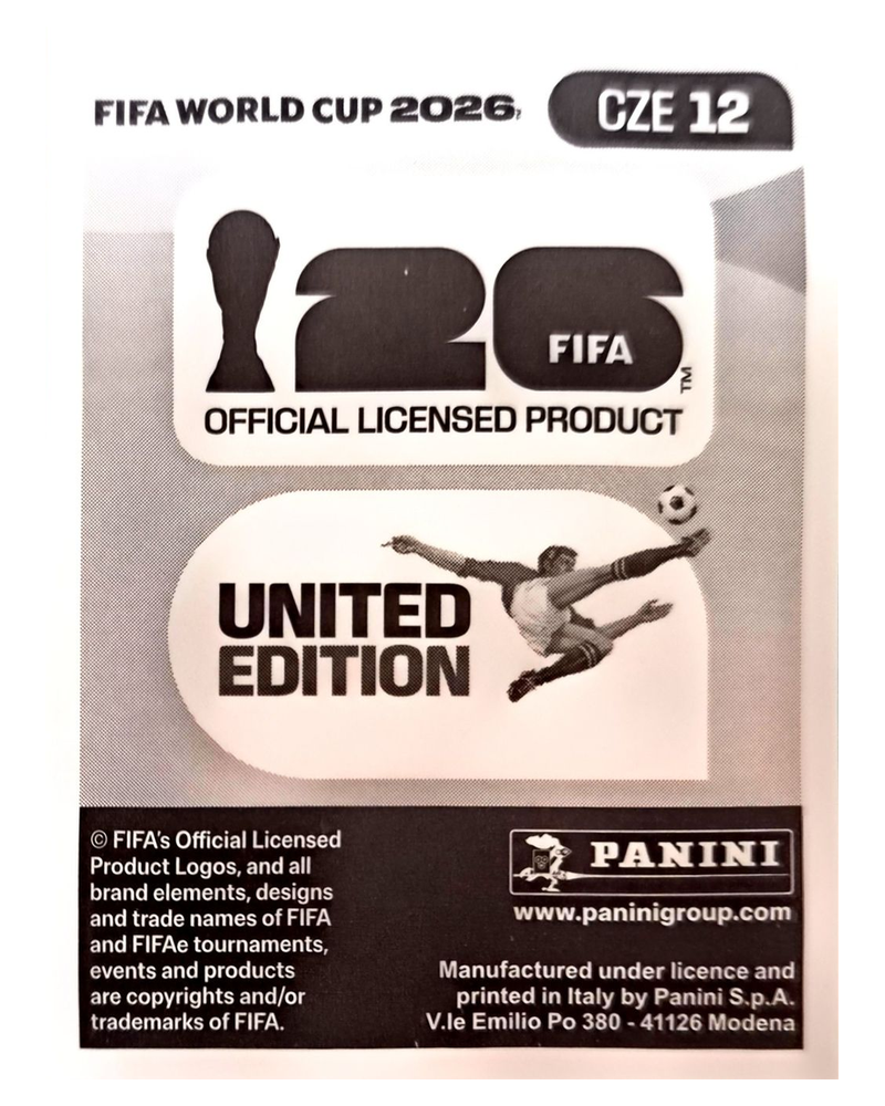 Panini FIFA WM 2026 United - CZE 12 - Tomas Soucek
