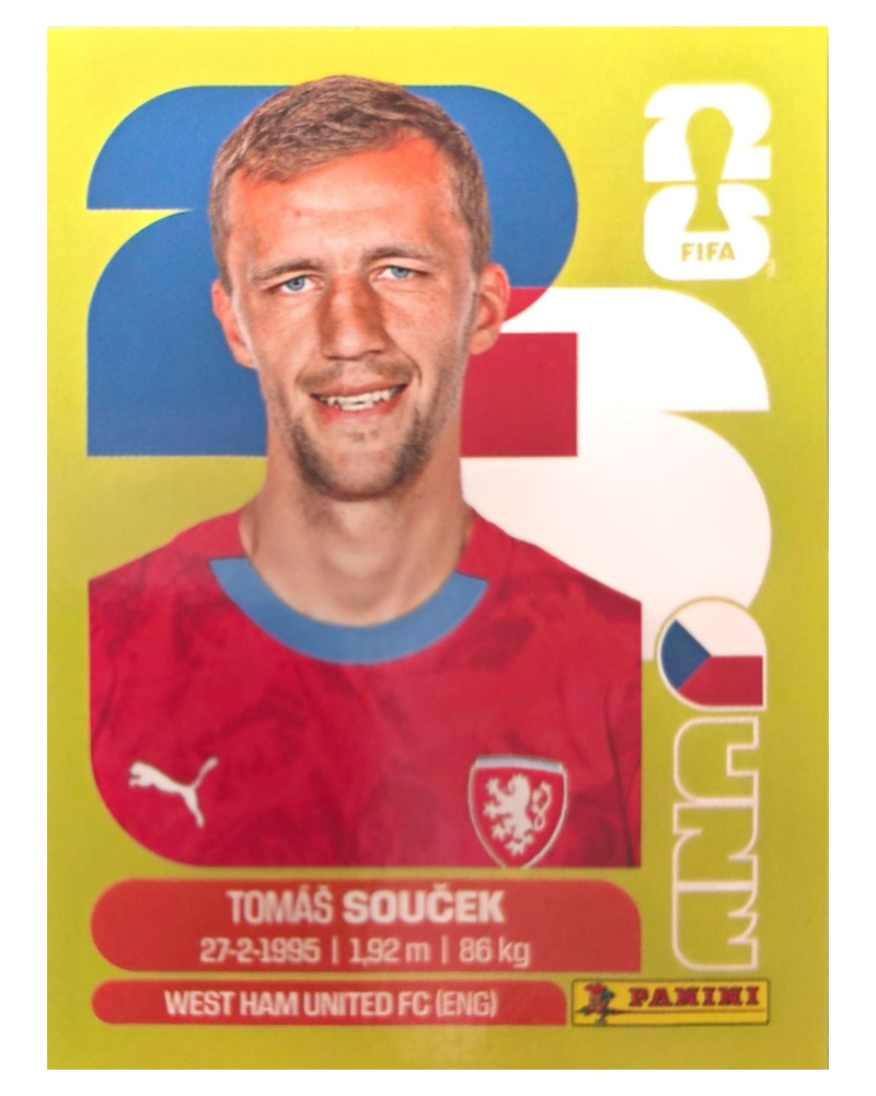 Panini FIFA WM 2026 United - CZE 12 - Tomas Soucek