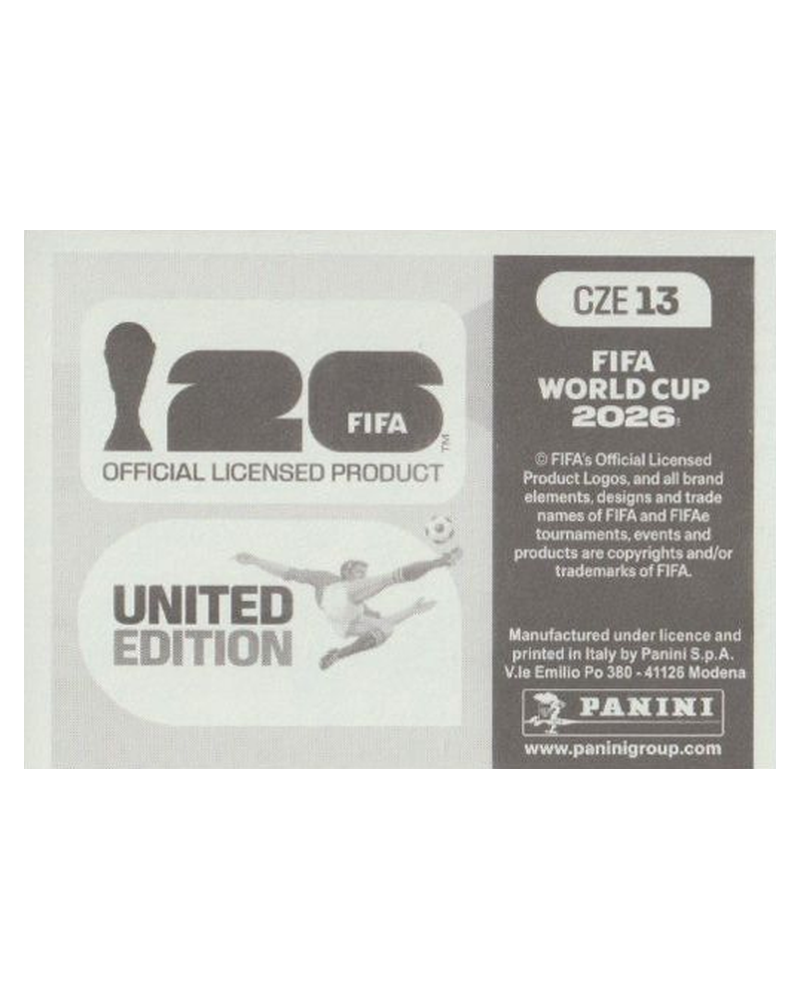 Panini FIFA WM 2026 United - CZE 13 - Team Photo