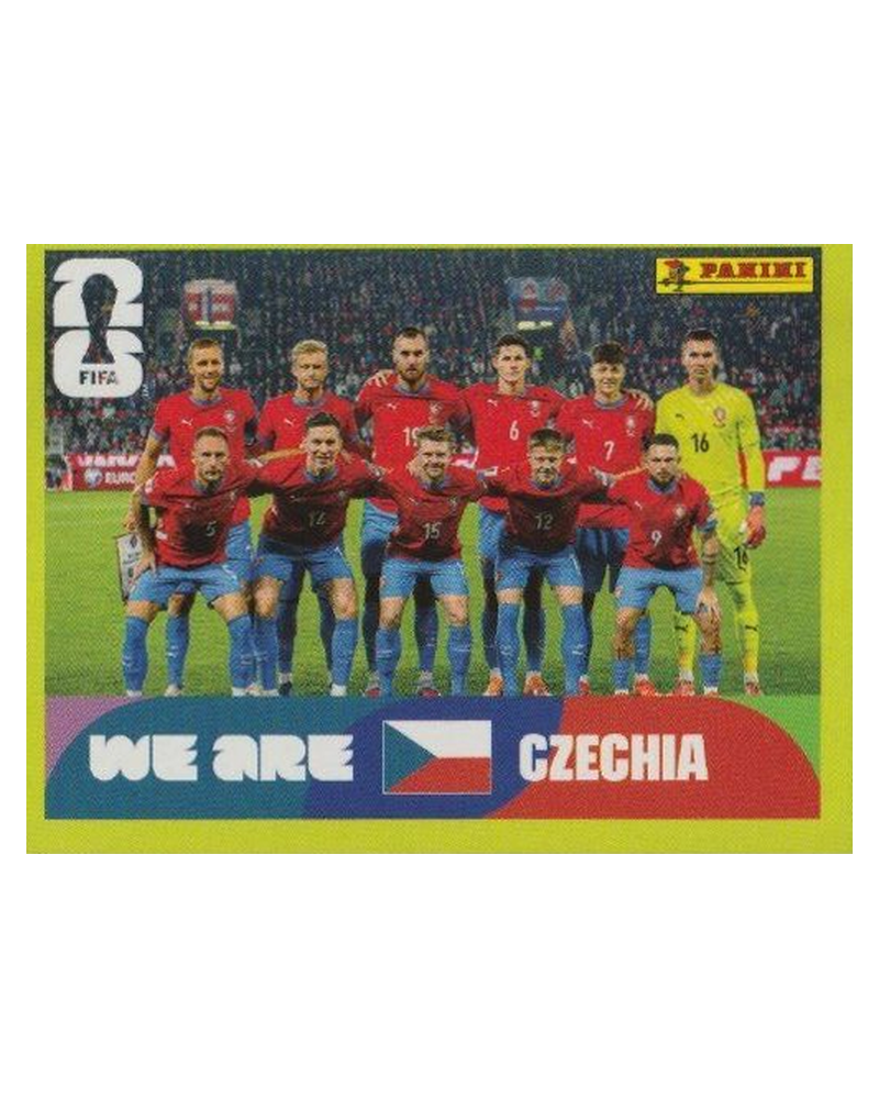 Panini FIFA WM 2026 United - CZE 13 - Team Photo