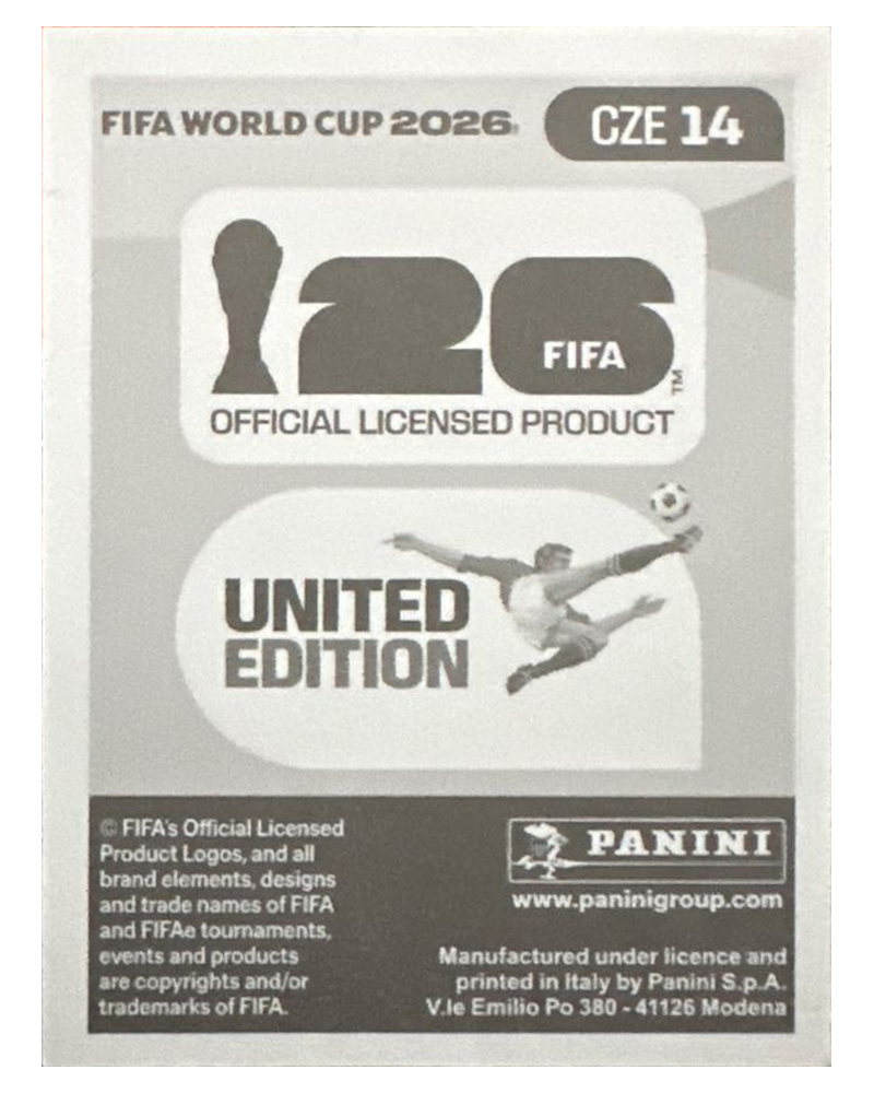 Panini FIFA WM 2026 United - CZE 14 - Pavel Sulc