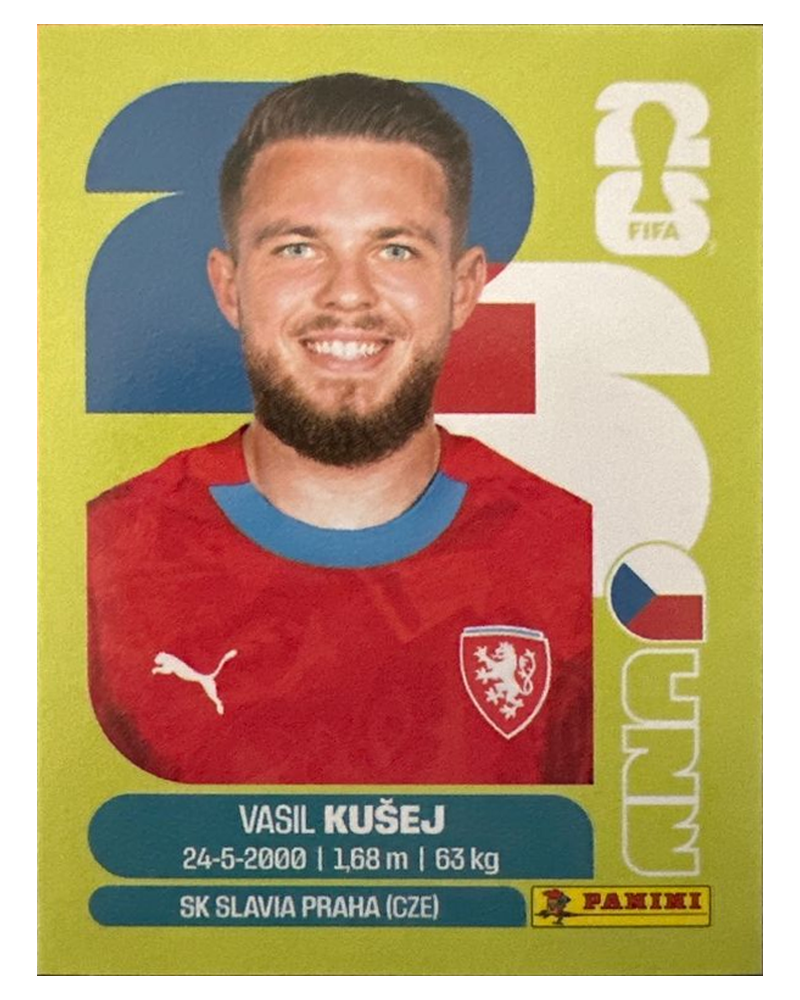 Panini FIFA WM 2026 United - CZE 16 - Vasil Kusej