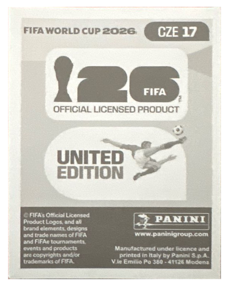 Panini FIFA WM 2026 United - CZE 17 - Tomas Chory