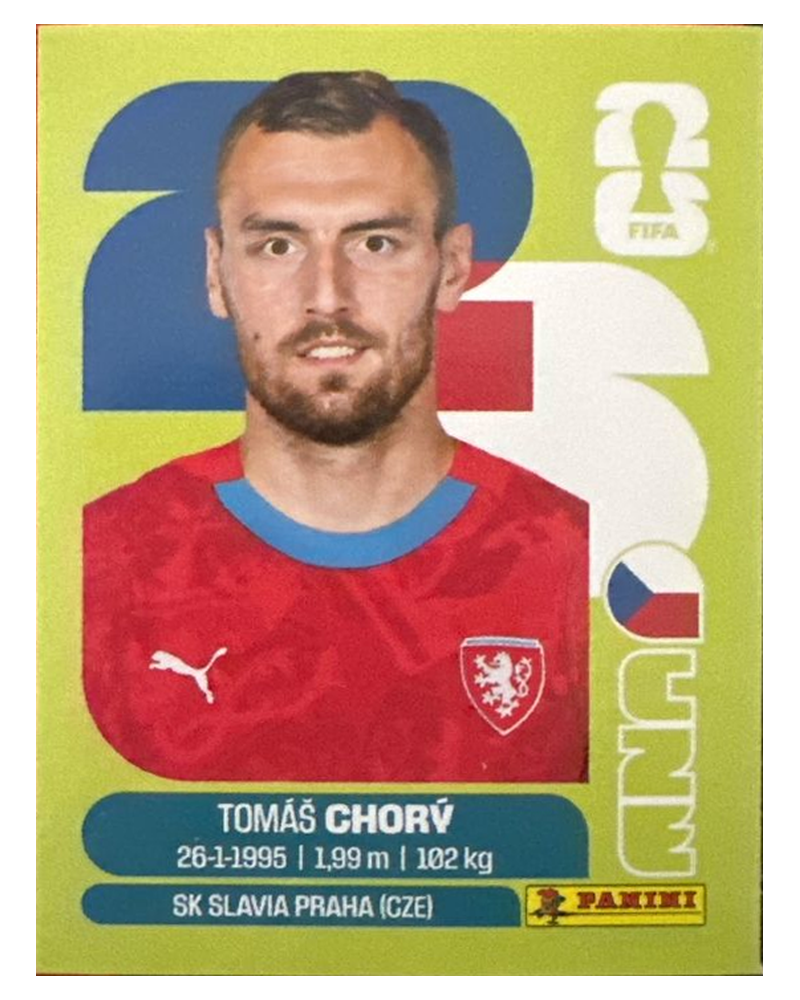 Panini FIFA WM 2026 United - CZE 17 - Tomas Chory