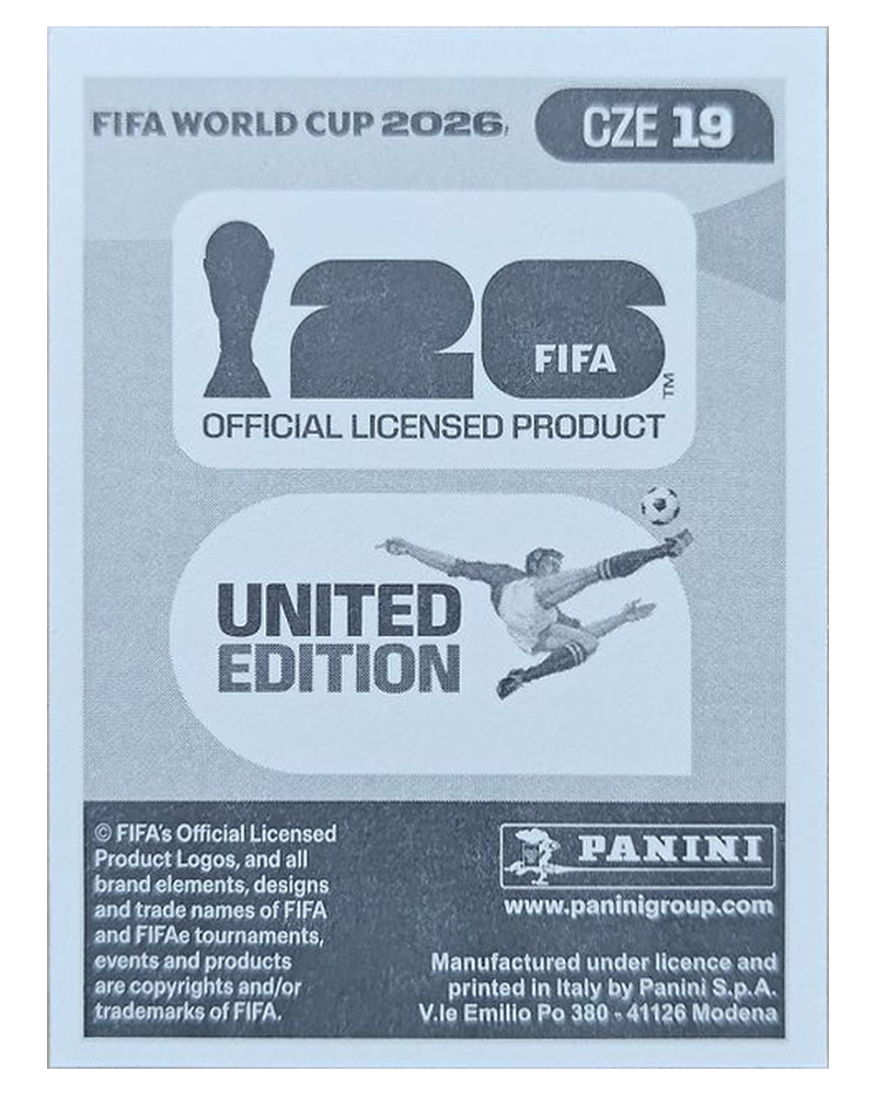 Panini FIFA WM 2026 United - CZE 19 - Adam Hlozek