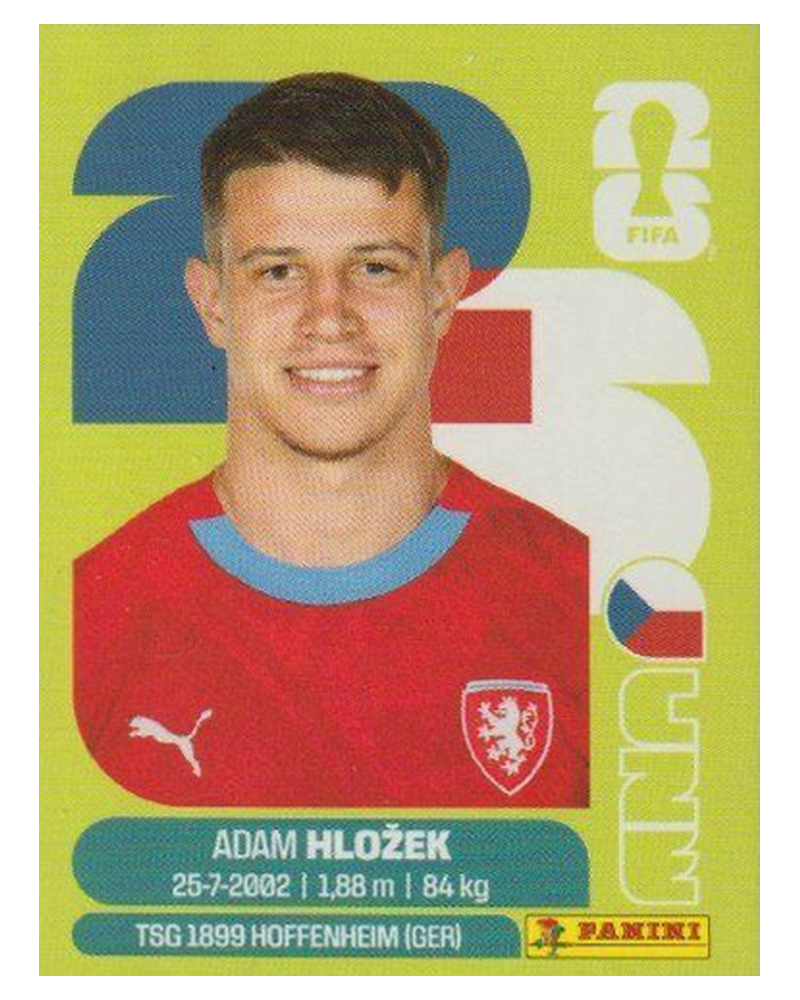 Panini FIFA WM 2026 United - CZE 19 - Adam Hlozek