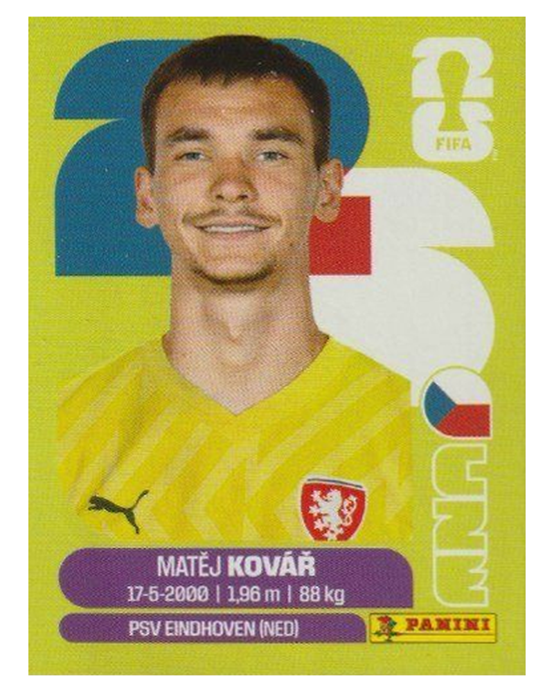 Panini FIFA WM 2026 United - CZE 2 - Matej Kovar