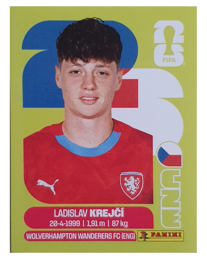 Panini FIFA WM 2026 United - CZE 4 - Ladislav Krejci
