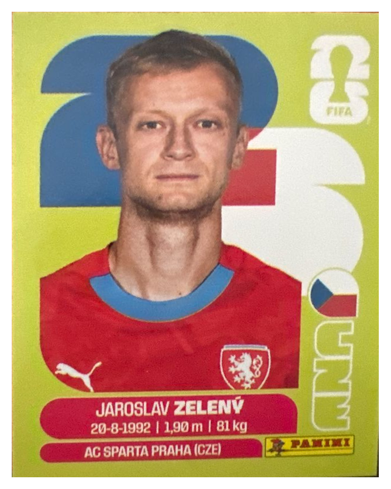 Panini FIFA WM 2026 United - CZE 6 - Jaroslav Zeleny