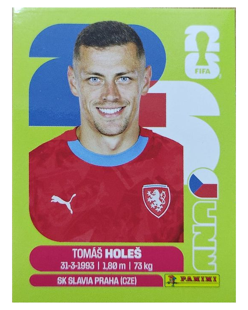 Panini FIFA WM 2026 United - CZE 7 - Tomas Holes