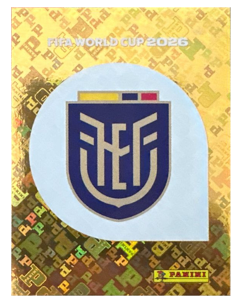 Panini FIFA WM 2026 United - ECU 1 - Team Logo