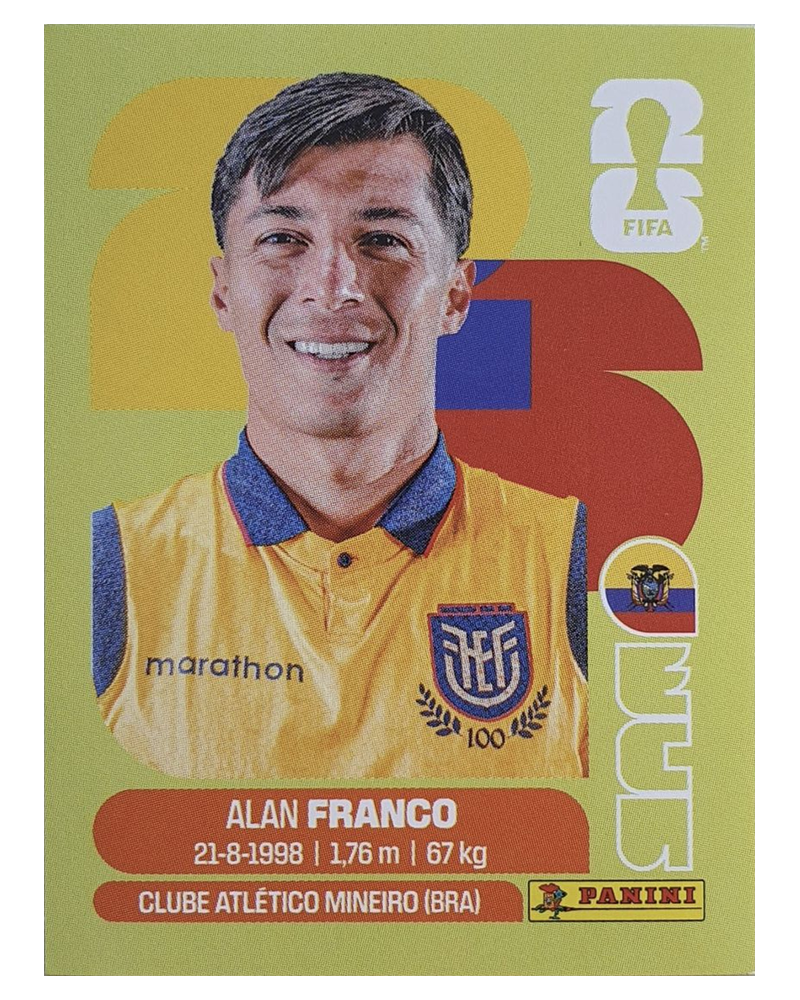 Panini FIFA WM 2026 United - ECU 10 - Alan Franco